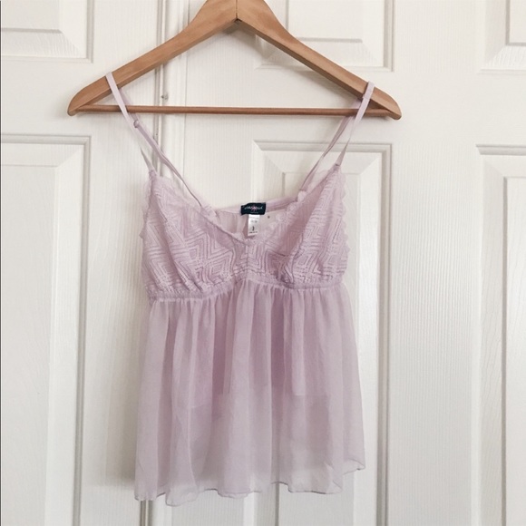 Cosabella abilene cropped cami frosty lilac babydoll - Picture 4 of 7